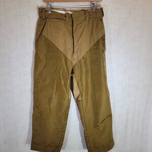 READ Duxbak Field Pants Mens 31x26 Brown Vintage Cotton Nylon Fishing Outdoors